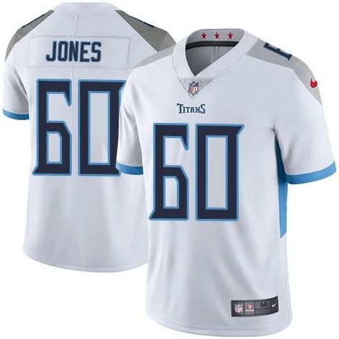 Men Tennessee Titans #60 Ben Jones Nike White Vapor Limited NFL Jersey->women nfl jersey->Women Jersey